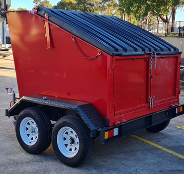 4 Cube Mobile Skip Bin