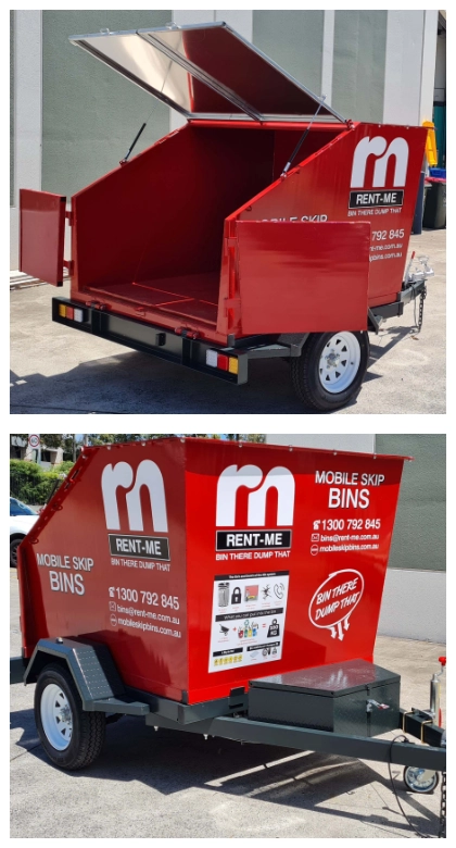 Compact Mobile Skip Bin model