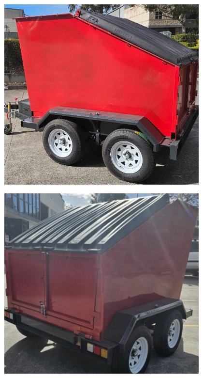 High-capacity Mobile Skip Bin model