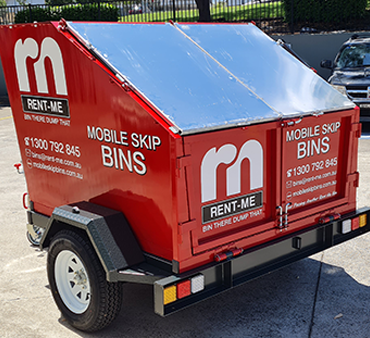 3-Cube Mobile Skip Bin – Ideal for Councils