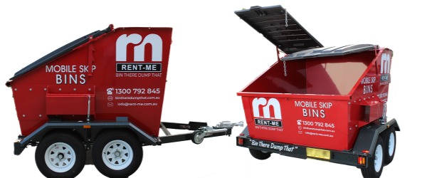 Dual Mobile Skip bin for hire