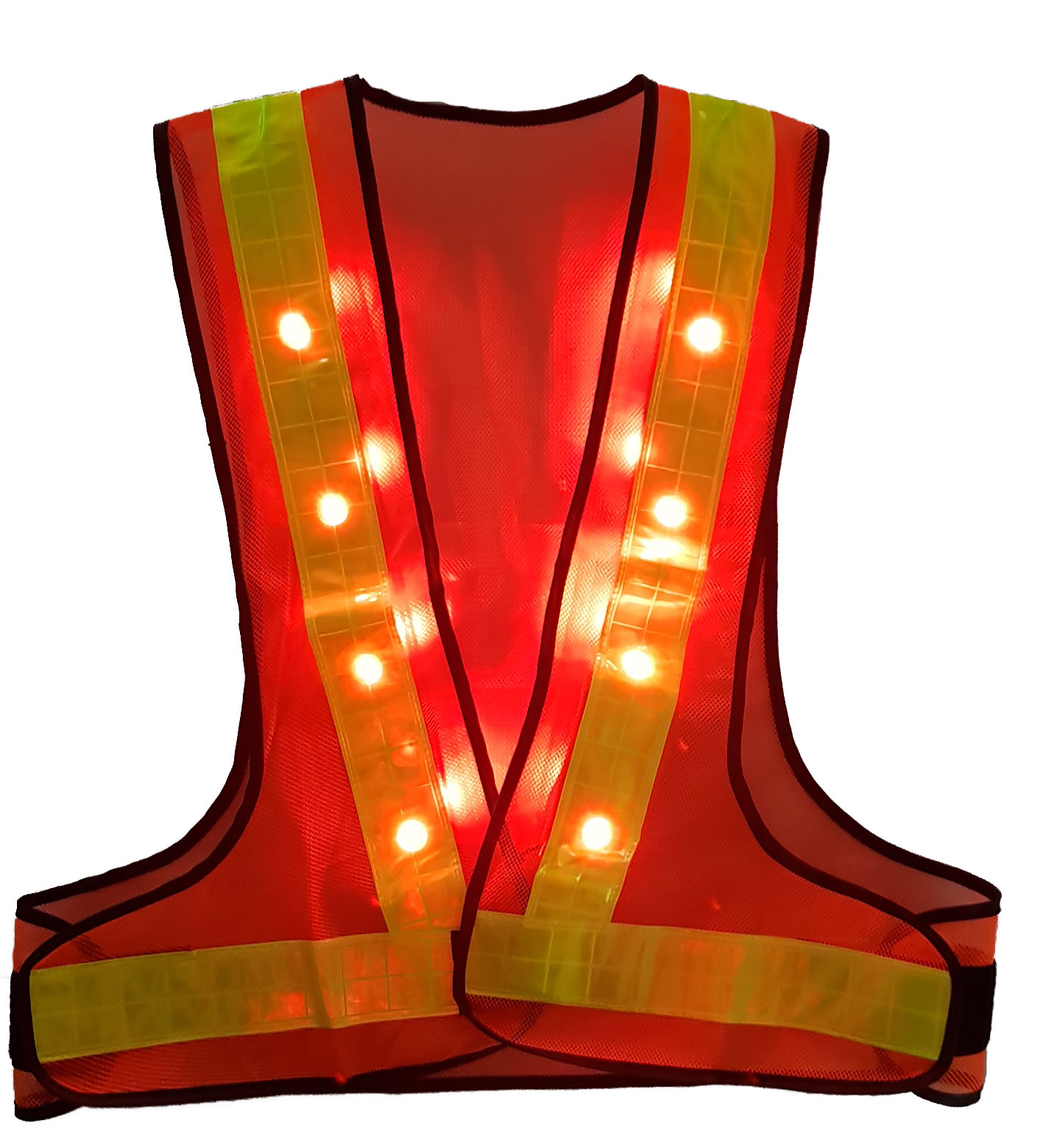 Safety Vest - LED - Reflective - Traffic Control Vest - Mobile Skip Bins